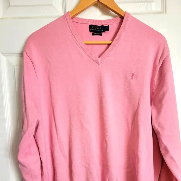 Polo Ralph Lauren Lightweight V-Neck Pullover - Size XL - Picture 2 of 8